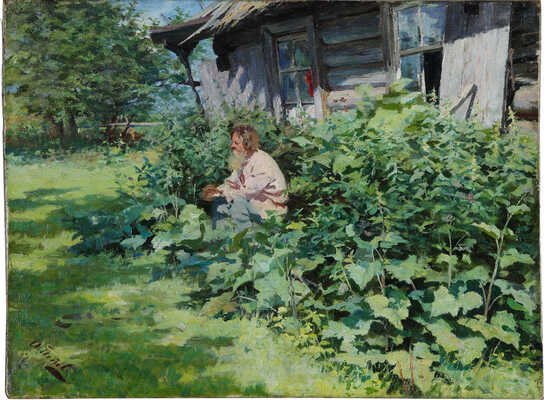 Попов Иван Васильевич. На солнышке